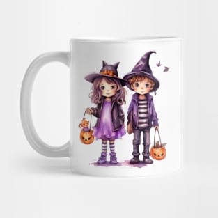 Watercolor Witches: Halloween Delight Mug